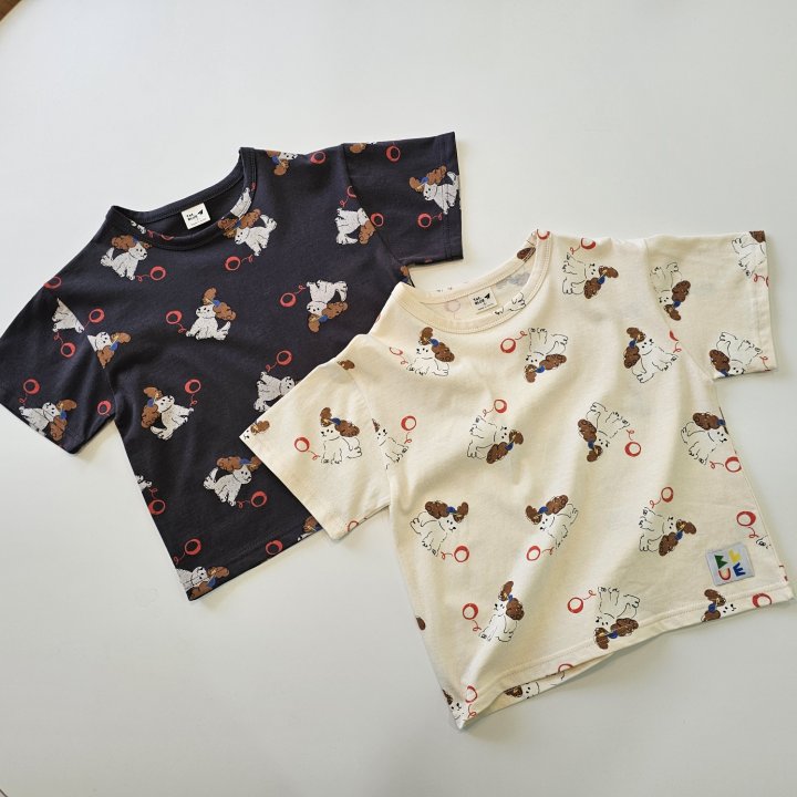 Firstblue - Korean Children Fashion - #fashionkids - Puppy Printed Tee - 7