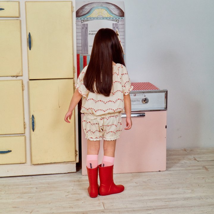 Firstblue - Korean Children Fashion - #fashionkids - Heart Balloon Shorts - 6