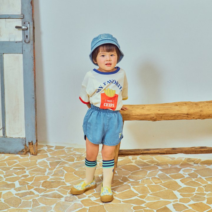 Firstblue - Korean Children Fashion - #fashionkids - Denim Shorts - 3