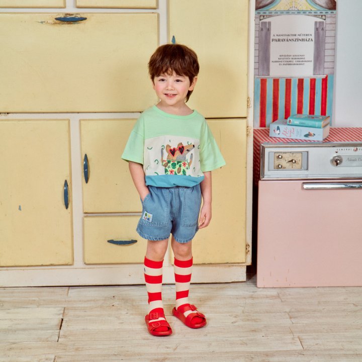 Firstblue - Korean Children Fashion - #kidsshorts - Waikiki Jean Shorts - 3