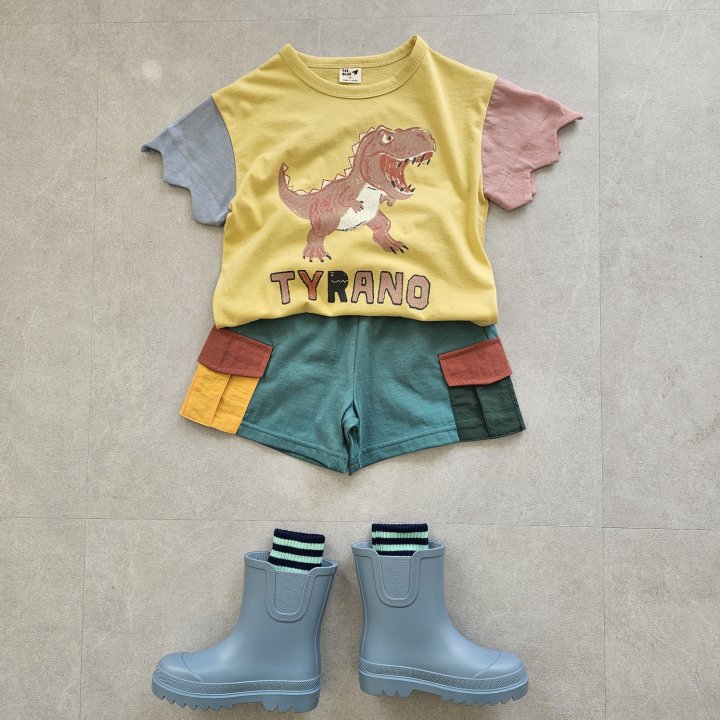 Firstblue - Korean Children Fashion - #kidsstore - Tyranno Short Sleeve Tee - 7