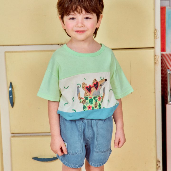 Firstblue - Korean Children Fashion - #kidsshorts - Waikiki Jean Shorts - 4