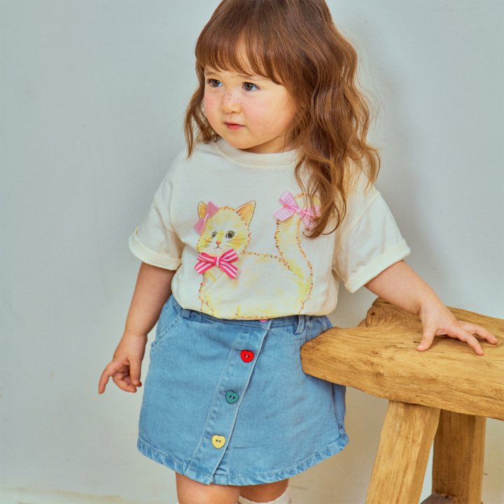 Firstblue - Korean Children Fashion - #kidsstore - Unbalanced Skirt Leggings - 2