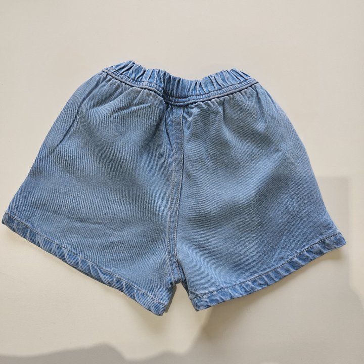 Firstblue - Korean Children Fashion - #kidzfashiontrend - Denim Shorts - 6