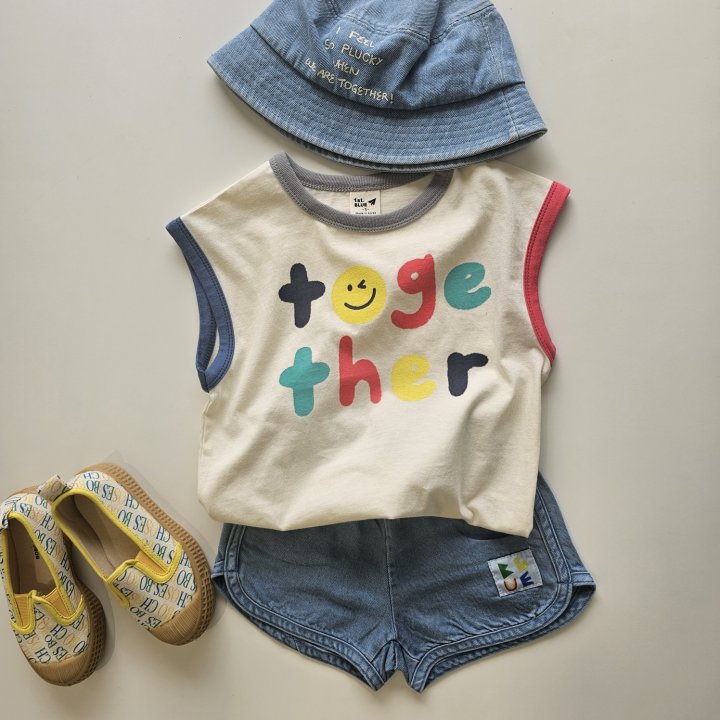 Firstblue - Korean Children Fashion - #littlefashionista - Color Smile Sleeveless Tee - 8