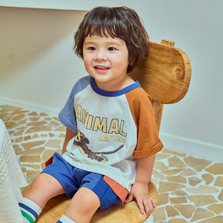Firstblue - Korean Children Fashion - #littlefashionista - Captain Tiger Tee - 3