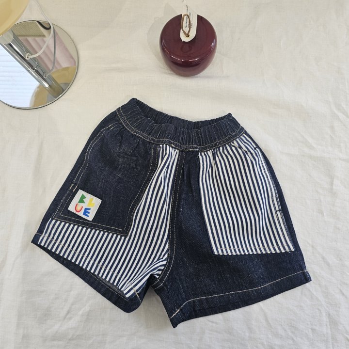 Firstblue - Korean Children Fashion - #littlefashionista - Isher Jean Shorts - 6