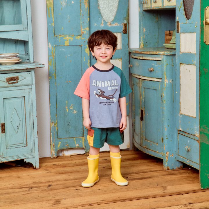 Firstblue - Korean Children Fashion - #littlefashionista - Captain Tiger Tee - 4