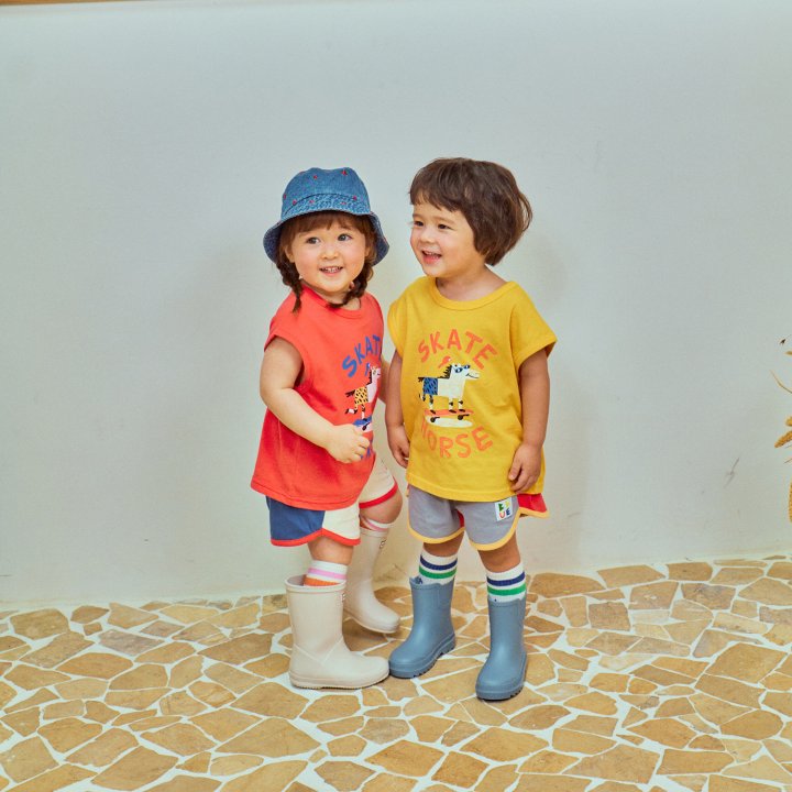 Firstblue - Korean Children Fashion - #magicofchildhood - Color Shorts - 2