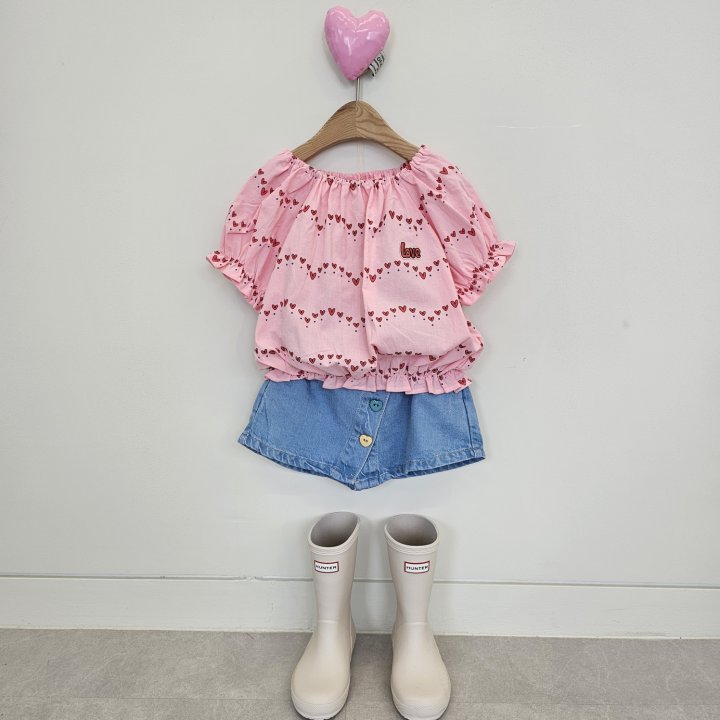 Firstblue - Korean Children Fashion - #prettylittlegirls - Heart Blouse - 7