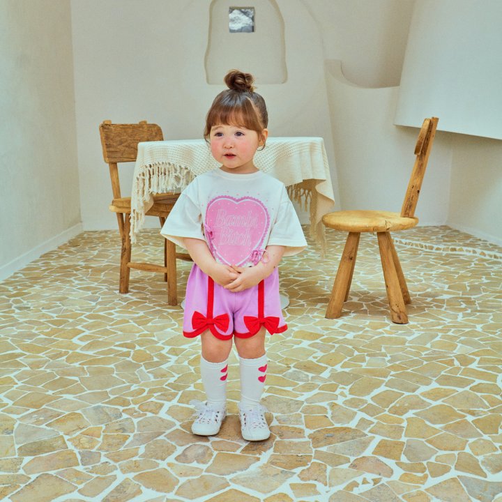 Firstblue - Korean Children Fashion - #prettylittlegirls - Tulip Ribbon Shorts - 2