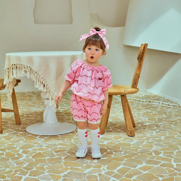 Firstblue - Korean Children Fashion - #stylishchildhood - Heart Blouse - 10