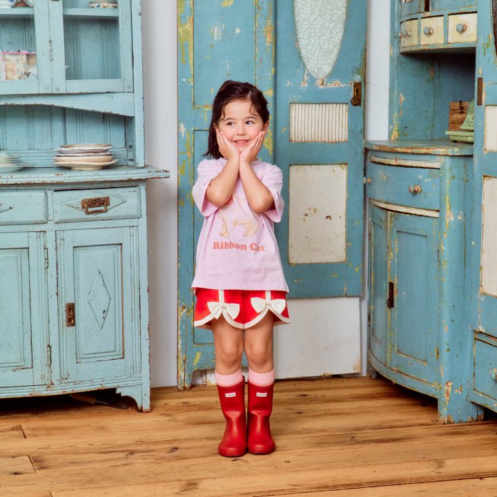 Firstblue - Korean Children Fashion - #stylishchildhood - Tulip Ribbon Shorts - 5