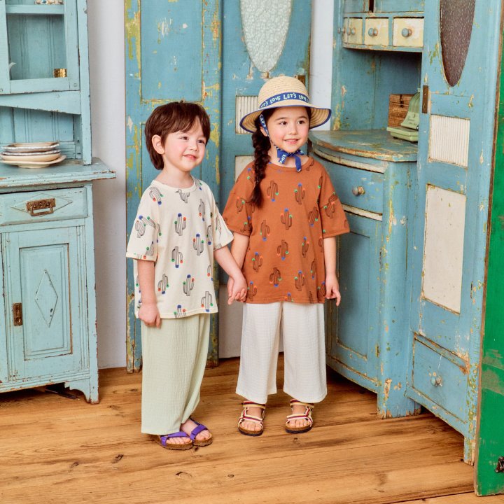 Firstblue - Korean Children Fashion - #toddlerclothing - Fluffy Capri Pants - 4