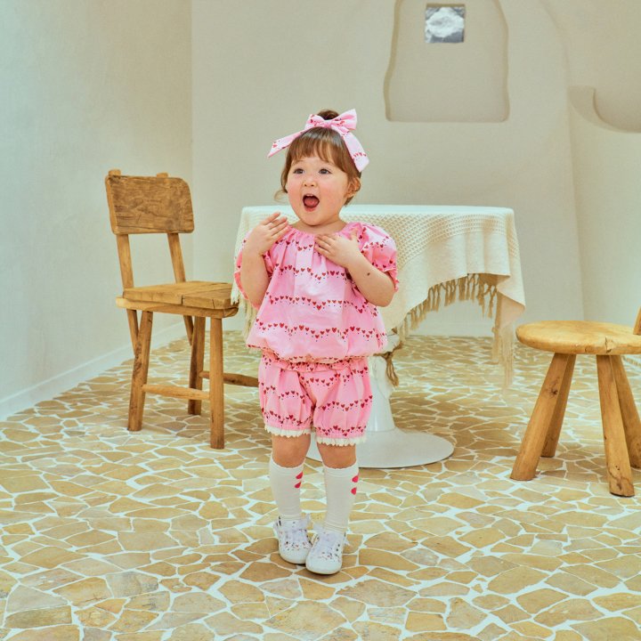 Firstblue - Korean Children Fashion - #stylishchildhood - Heart Balloon Shorts