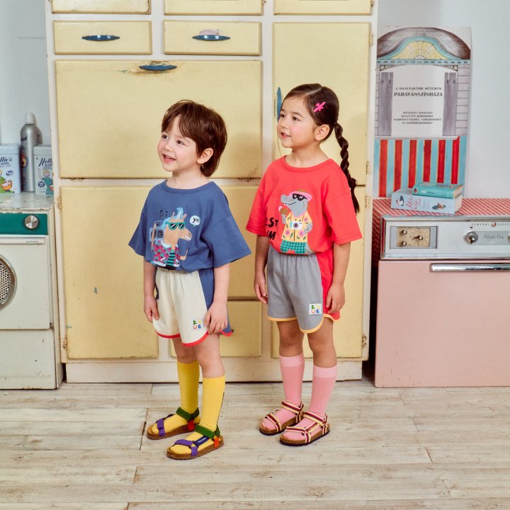 Firstblue - Korean Children Fashion - #todddlerfashion - Color Shorts - 5