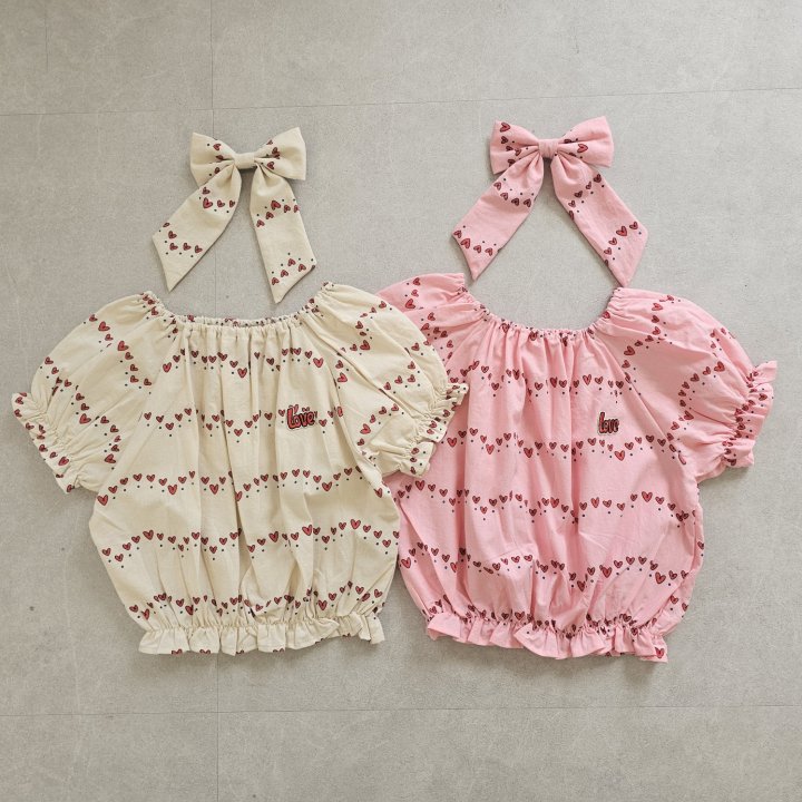 Firstblue - Korean Children Fashion - #toddlerclothing - Heart Blouse - 9