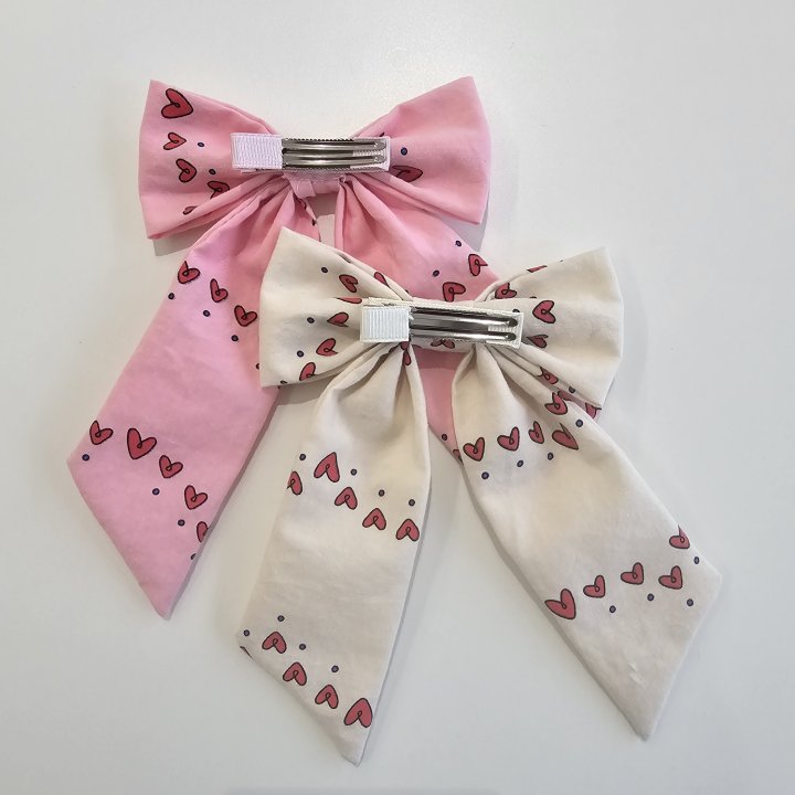 Firstblue - Korean Children Fashion - #toddlerclothing - Heart Ribbon Pin - 7
