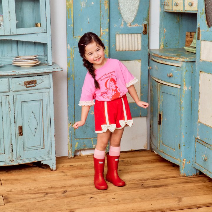 Firstblue - Korean Children Fashion - #todddlerfashion - Tulip Ribbon Shorts - 4