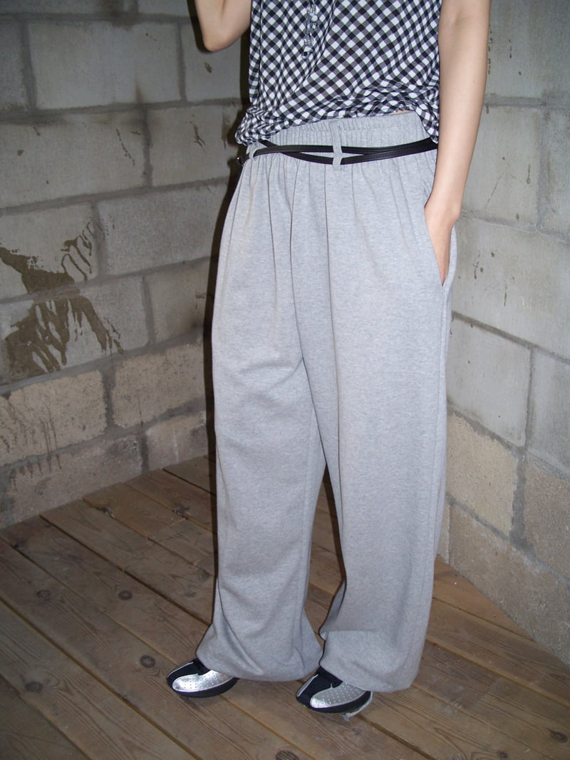 Flash - Korean Women Fashion - #momslook - Belt Jogger Pants - 12