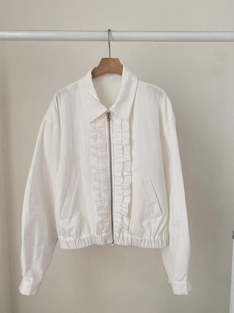 Flash - Korean Women Fashion - #momslook - Sunny Frill Jumper - 2