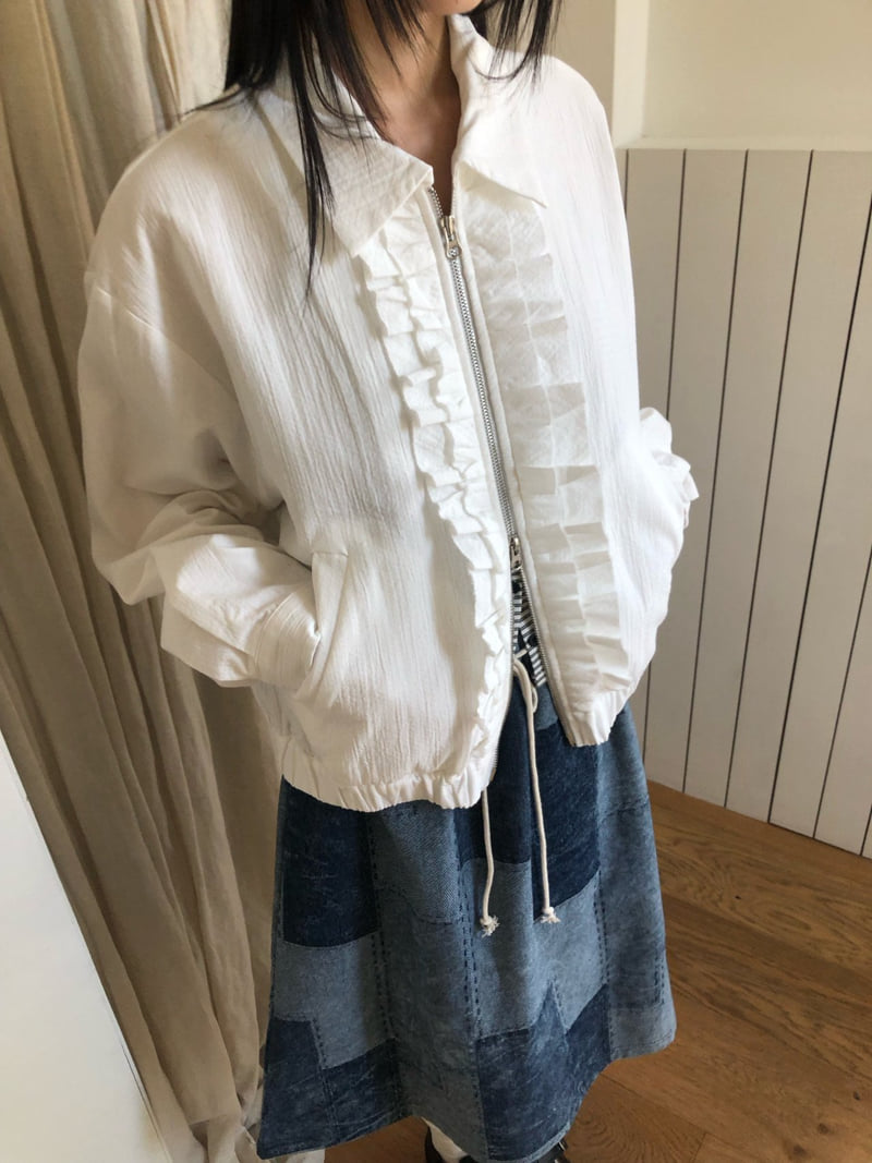 Flash - Korean Women Fashion - #momslook - Sunny Frill Jumper - 6