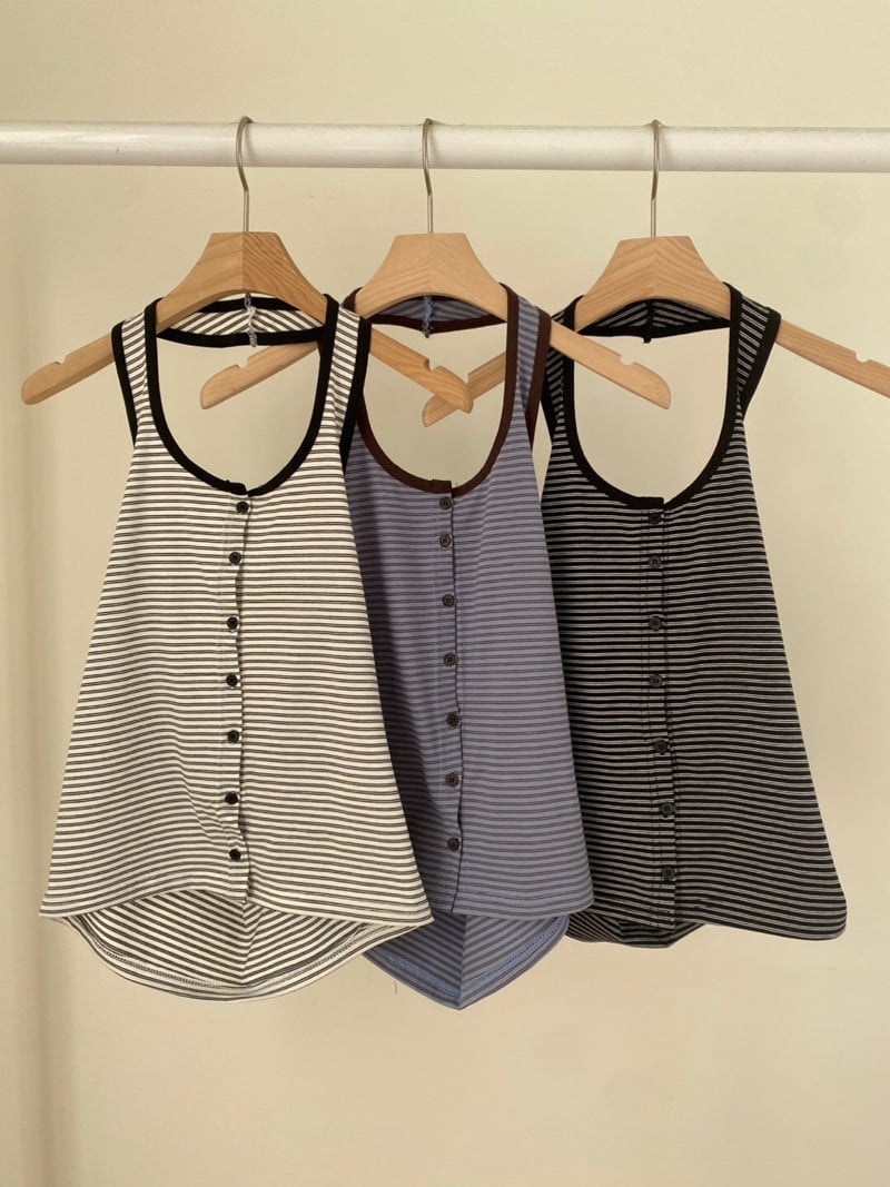 Flash - Korean Women Fashion - #momslook - Double Holter Sleeveless Long Tee