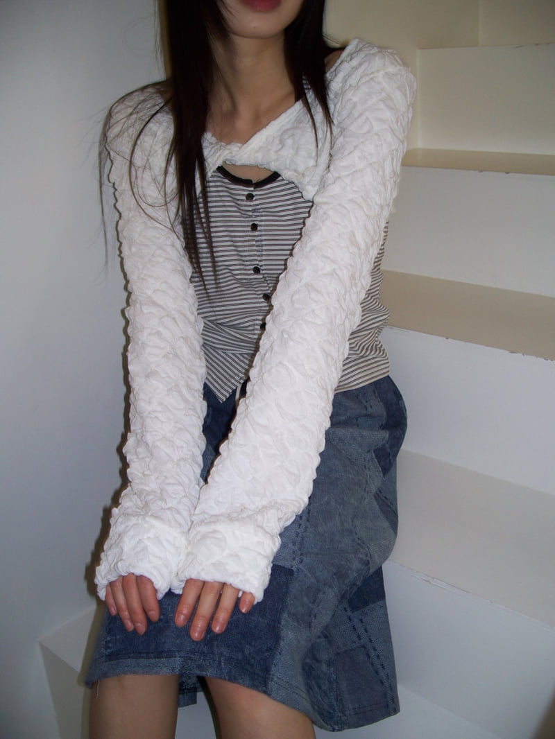 Flash - Korean Women Fashion - #momslook - Block Bolero - 12