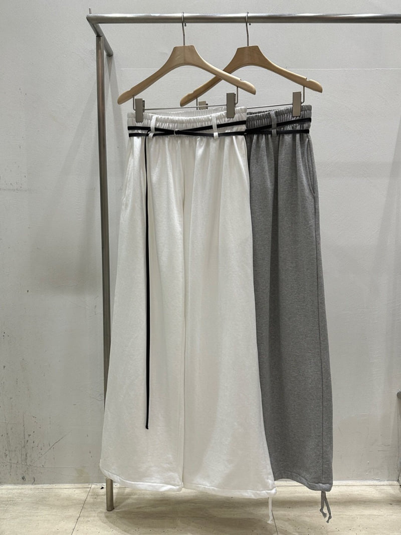 Flash - Korean Women Fashion - #shopsmall - Belt Jogger Pants