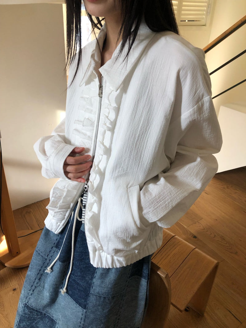 Flash - Korean Women Fashion - #womensfashion - Sunny Frill Jumper - 5