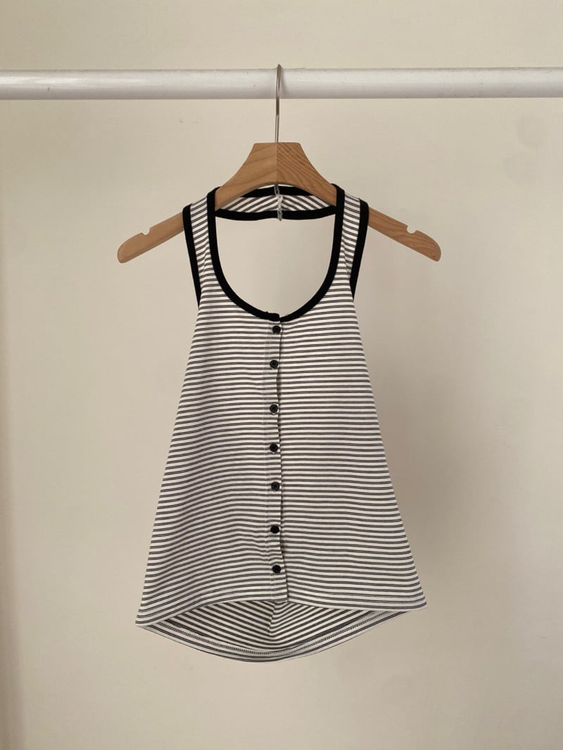 Flash - Korean Women Fashion - #womensfashion - Double Holter Sleeveless Long Tee - 2