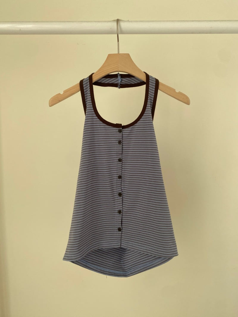 Flash - Korean Women Fashion - #momslook - Double Holter Sleeveless Long Tee - 4