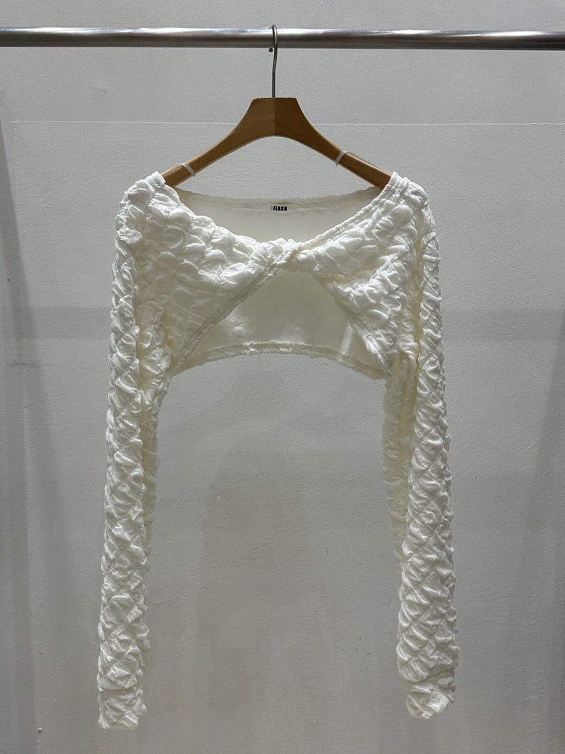 Flash - Korean Women Fashion - #womensfashion - Block Bolero - 3