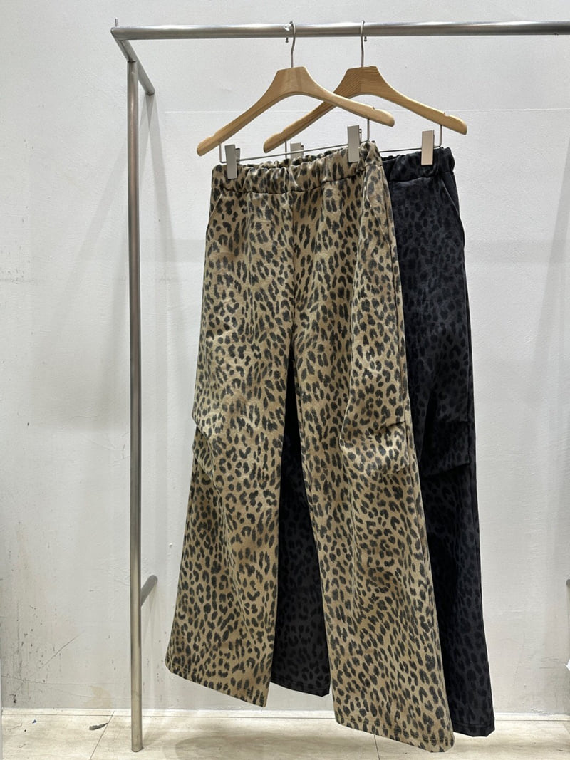 Flash - Korean Women Fashion - #womensfashion - Jenny Leopard Pants