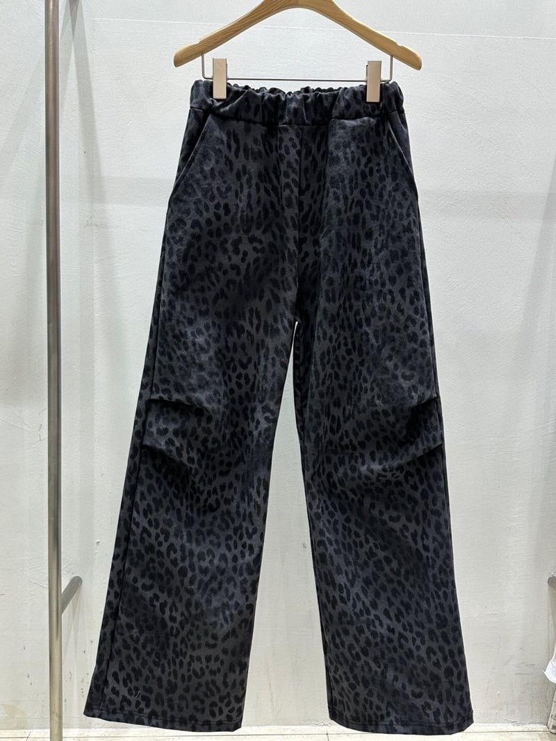 Flash - Korean Women Fashion - #womensfashion - Jenny Leopard Pants - 3