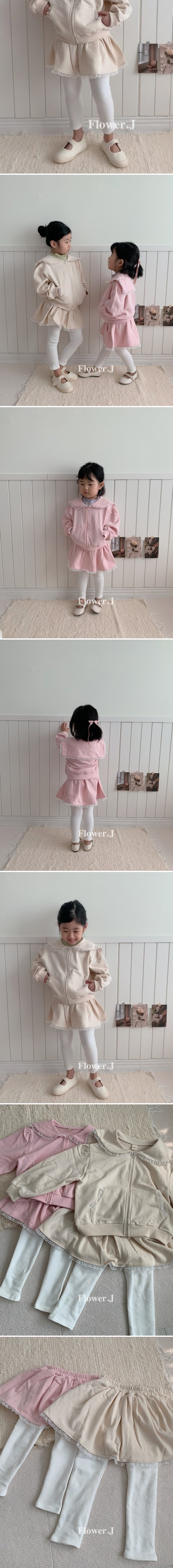 Flower J - Korean Children Fashion - #kidzfashiontrend - Tutti Skirt Leggings
