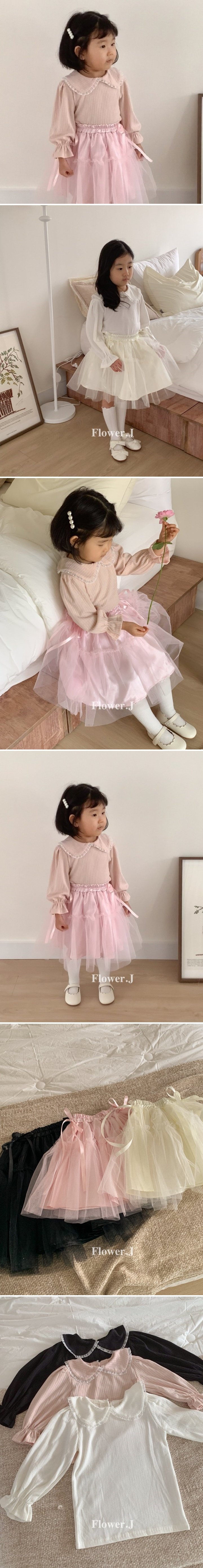 Flower J - Korean Children Fashion - #minifashionista - Anne Blouse