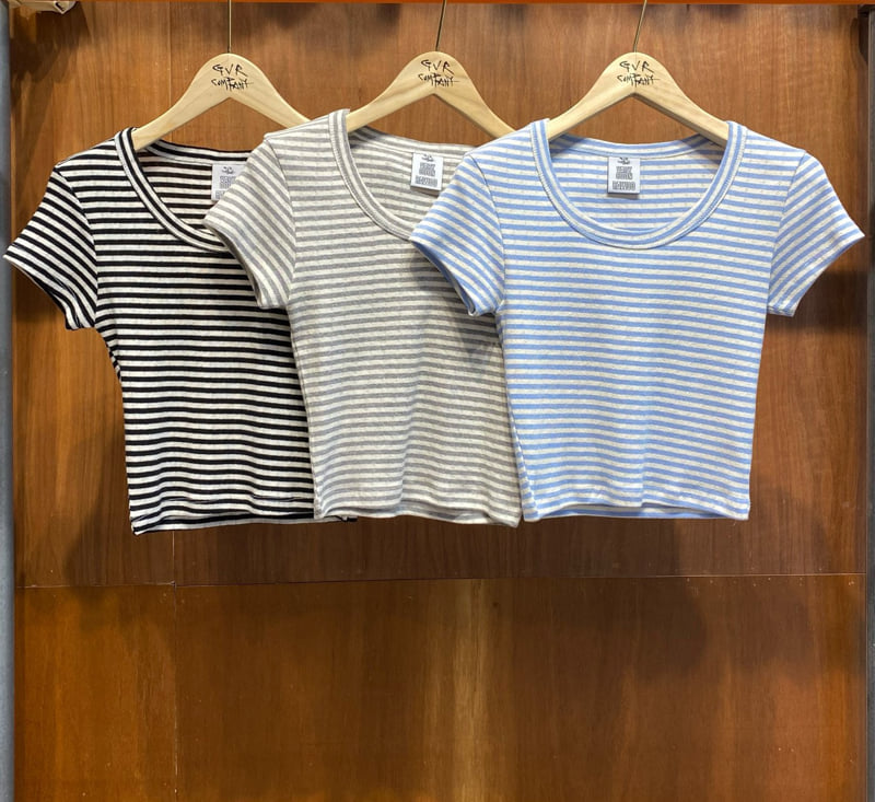 Gavara Market - Korean Women Fashion - #momslook - BB Eyelet Short Sleeve Tee