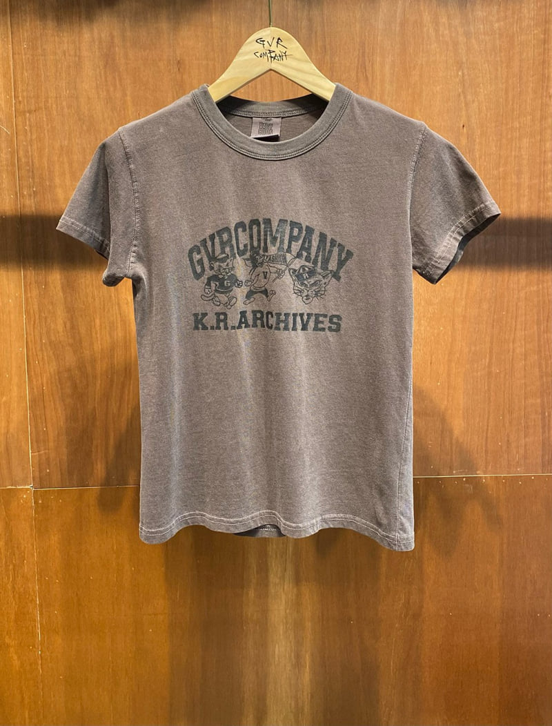 Gavara Market - Korean Women Fashion - #womensfashion - Archive Pigment Short Sleeve Tee - 3