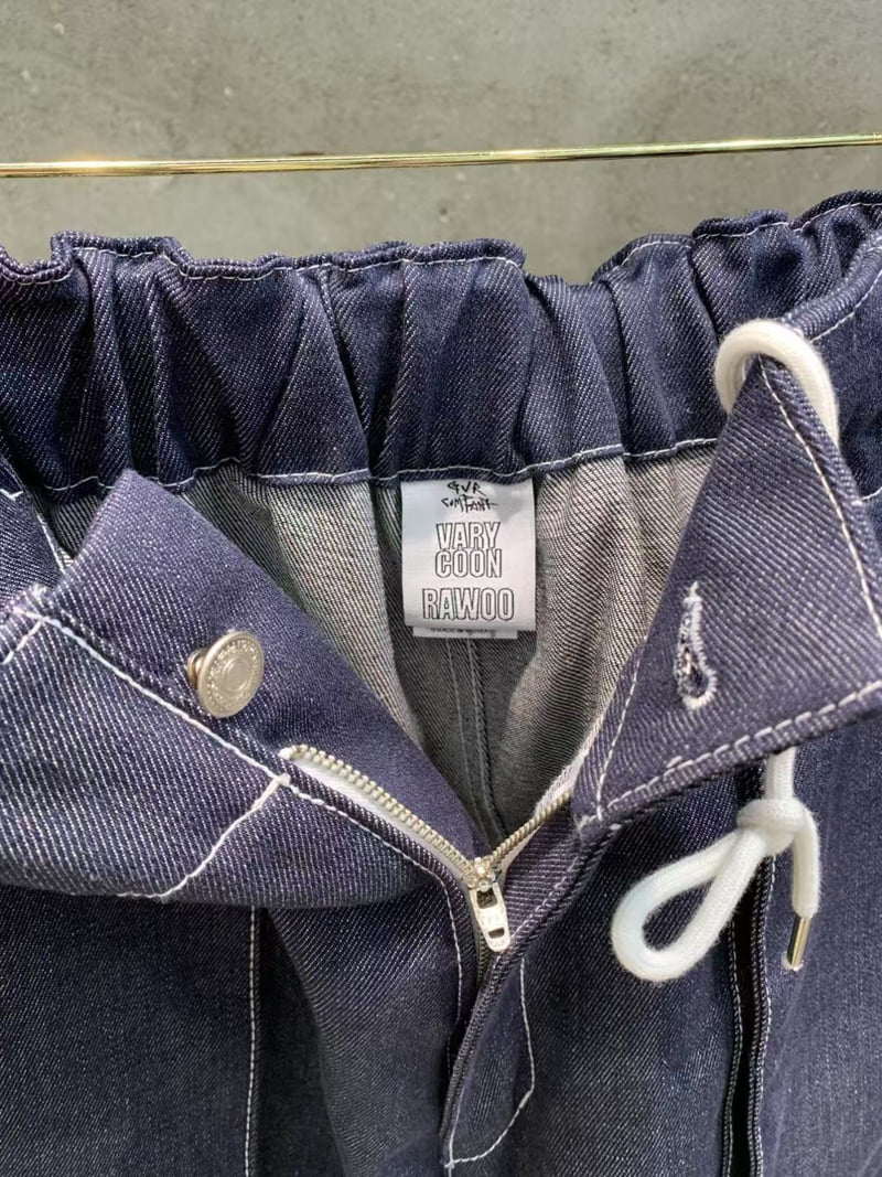 Gavara Market - Korean Women Fashion - #womensfashion - Trolley Denim Pants - 5