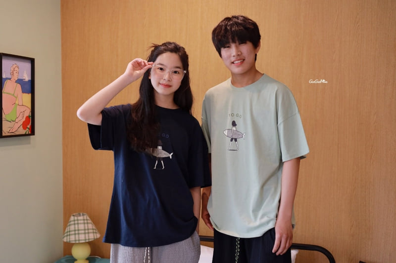 Ggoggoming - Korean Children Fashion - #Kfashion4kids - Two-way Short Sleeve Tee