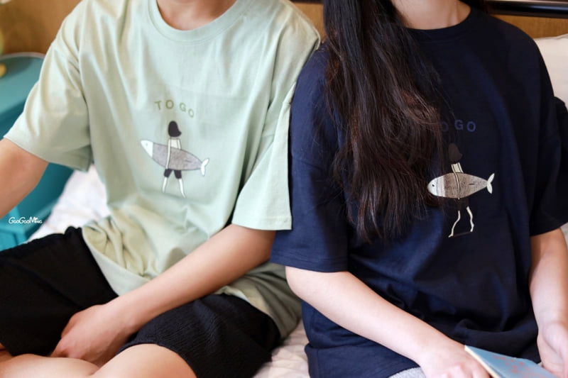 Ggoggoming - Korean Women Fashion - #womensfashion - Two-way Short Sleeve Tee (Junior Adult) - 7