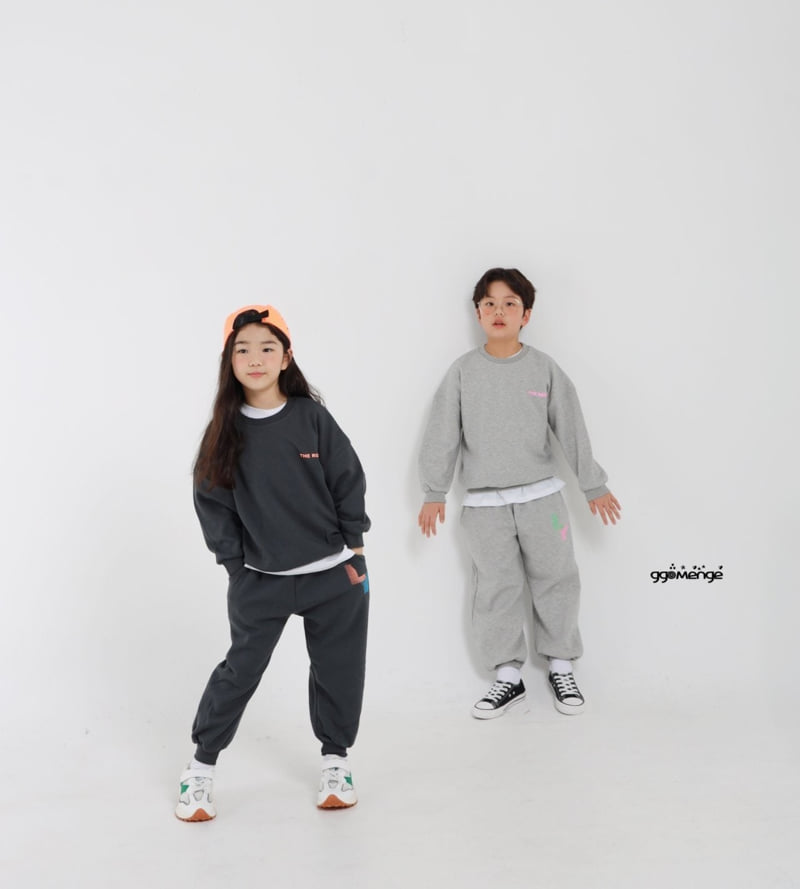 Ggomenge - Korean Children Fashion - #littlefashionista - Round Top Bottom Set - 6