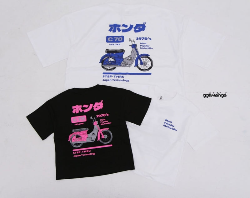 Ggomenge - Korean Women Fashion - #momslook - Adult Curve Short Sleeve Tee - 12