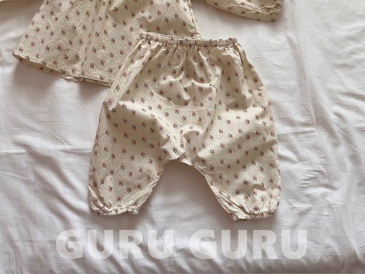 Guru Guru - Korean Baby Fashion - #babyclothing - Flora Set - 3