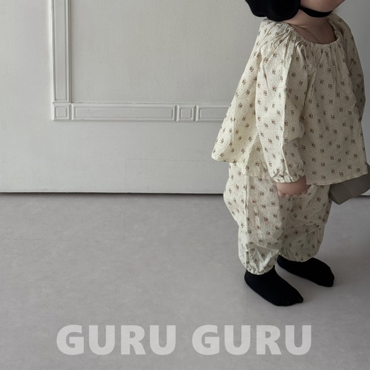 Guru Guru - Korean Baby Fashion - #babygirlfashion - Flora Set - 6