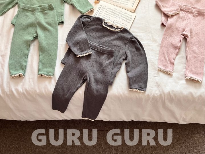 Guru Guru - Korean Baby Fashion - #babygirlfashion - Emily Set - 5