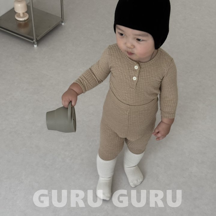 Guru Guru - Korean Baby Fashion - #babyfever - Modal Set - 4