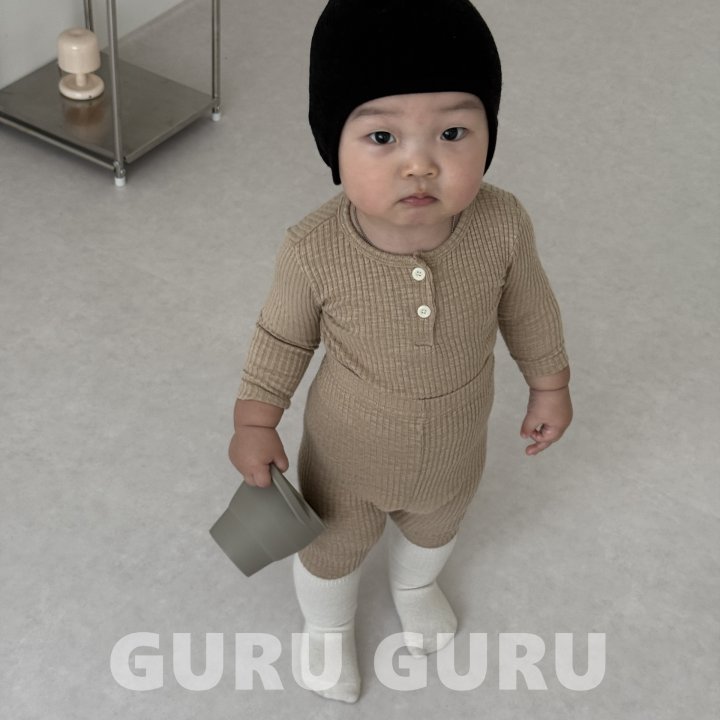 Guru Guru - Korean Baby Fashion - #babylifestyle - Modal Set - 5