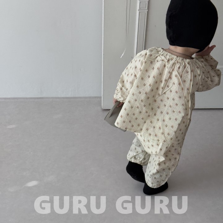Guru Guru - Korean Baby Fashion - #babyoninstagram - Flora Set - 8